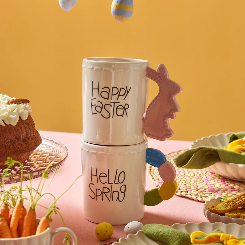 Karaca Osterbecher Hello Spring, Tasse, 540ML