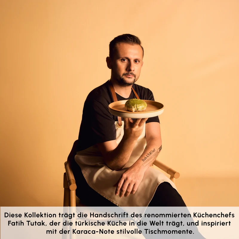 Karaca x Fatih Tutak Earth Collection 57-teiliges Tafelservice für 12 Personen