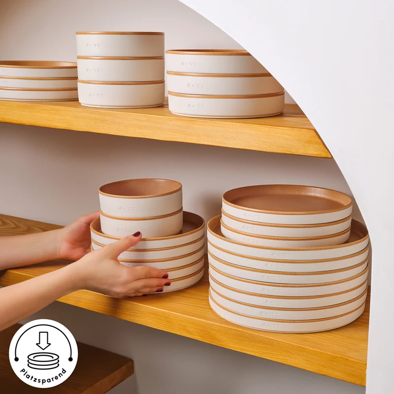 Karaca x Fatih Tutak Earth Collection 57-teiliges Tafelservice für 12 Personen