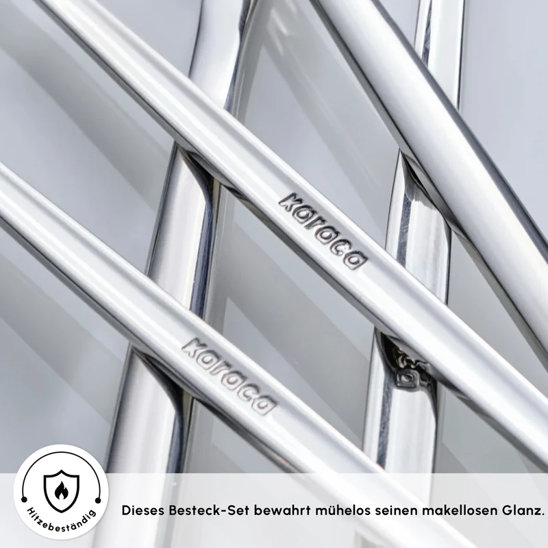 Karaca Orion Platin 12-Personen 84-Teiliges Besteckset