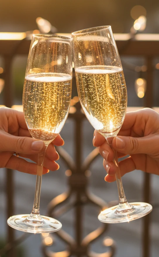 Cookinglife Champagnergläser Solare 210 ml - 4 Stück
