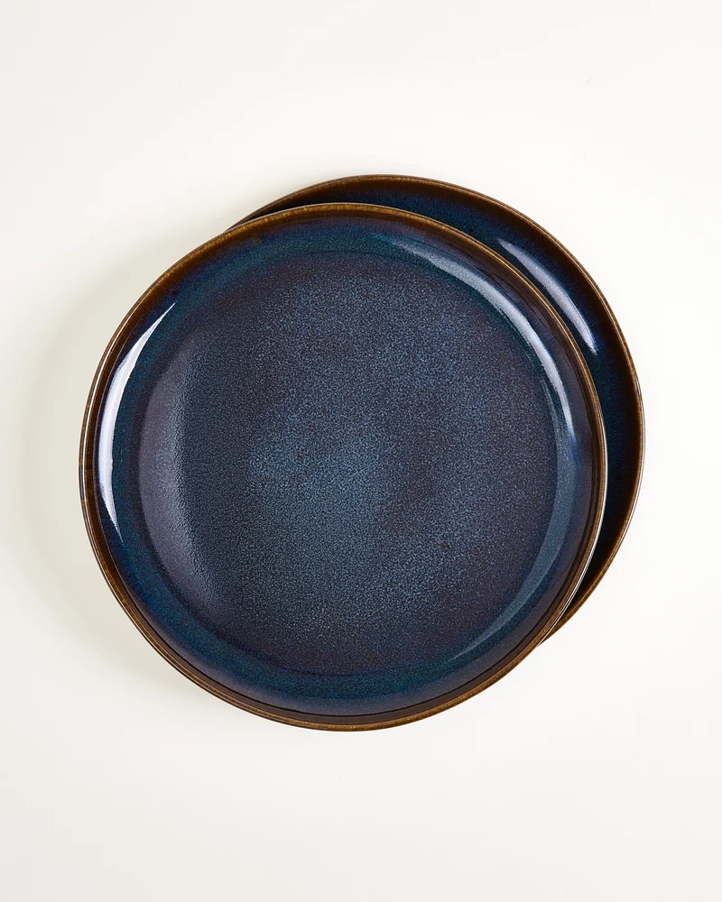 Melides Teller groß oceanblue