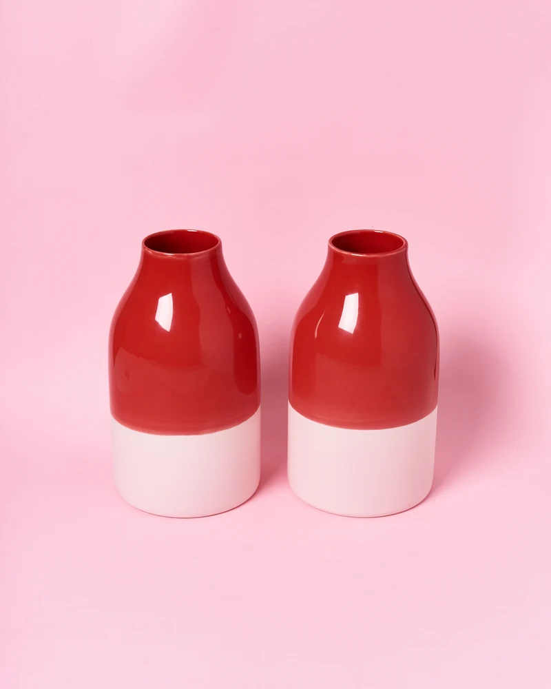 Marisa Vase M rot rosé