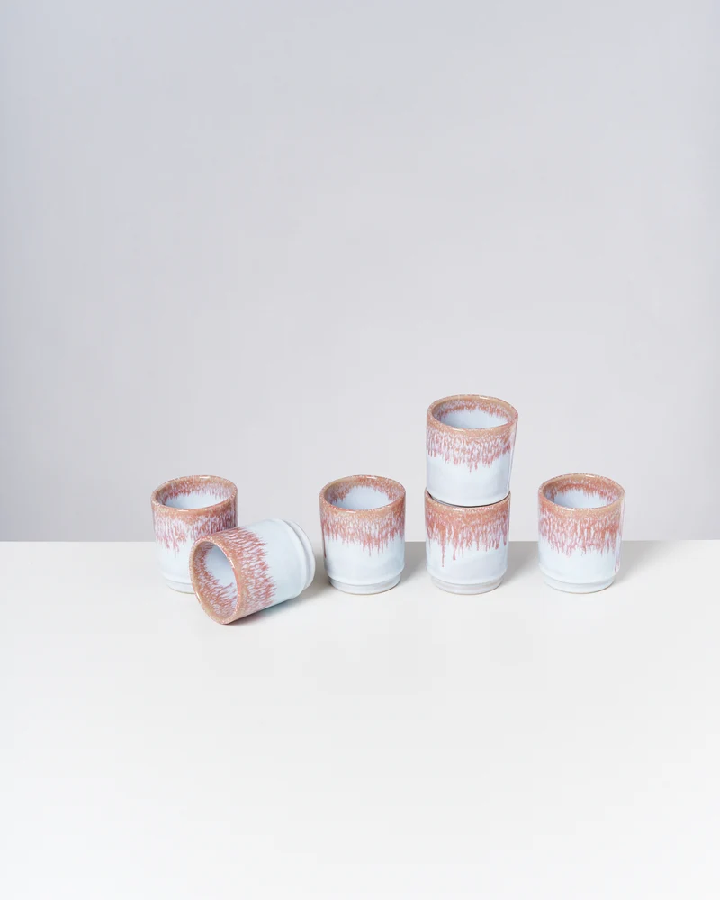 Cordoama Becher klein rosé 6er-Set