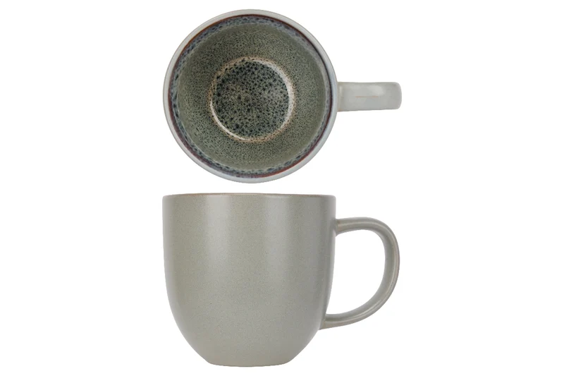 Cosy & Trendy Kaffeetassen Onna Sand-Grün 340 ml - 6 Stück