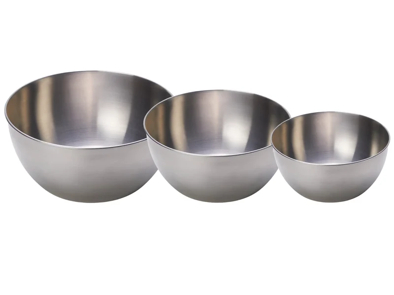 Cookinglife Rührschüssel / Rührschüssel – Edelstahl – 3-teilig