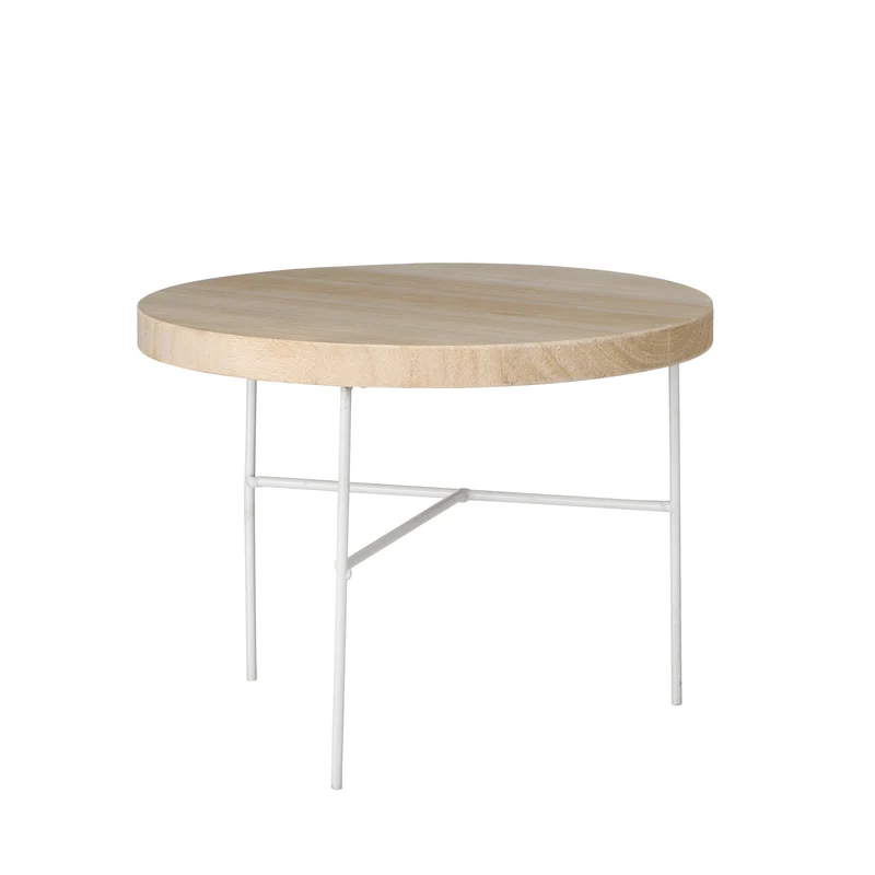 Cesar Dekorationstisch weiß - H19,5 x D26 cm
