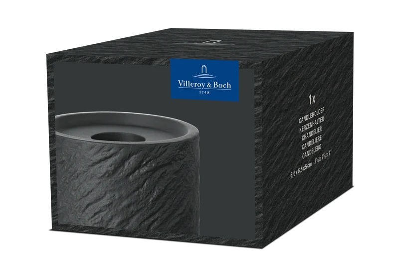 Villeroy & Boch Manufacture Rock Home Kerzenhalter 6,5 cm
