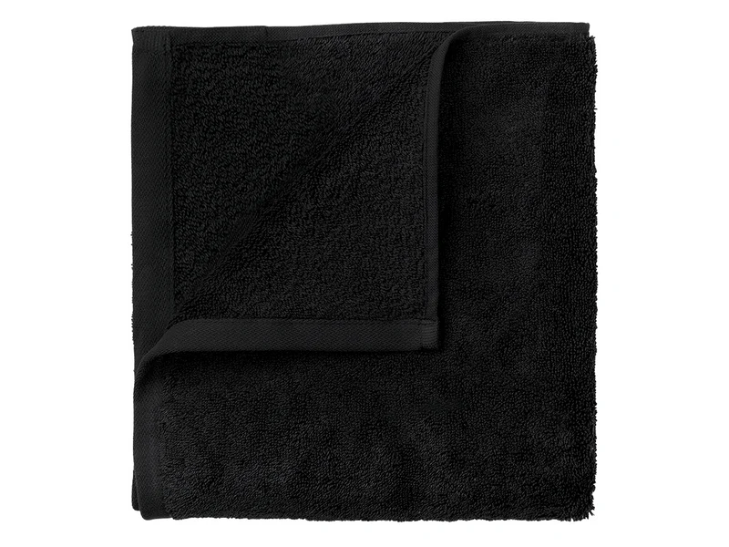 Blomus RIVA Gästehandtücher Black Set4 30 x 30 cm