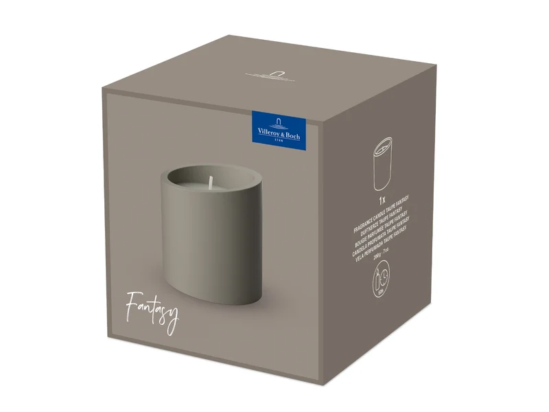 Villeroy & Boch New Moon Home Duftkerze taupe Fantasy 9 cm