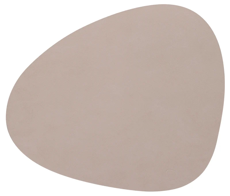 LIND DNA NUPO Tischset Curve L clay brown 37 x 44 cm