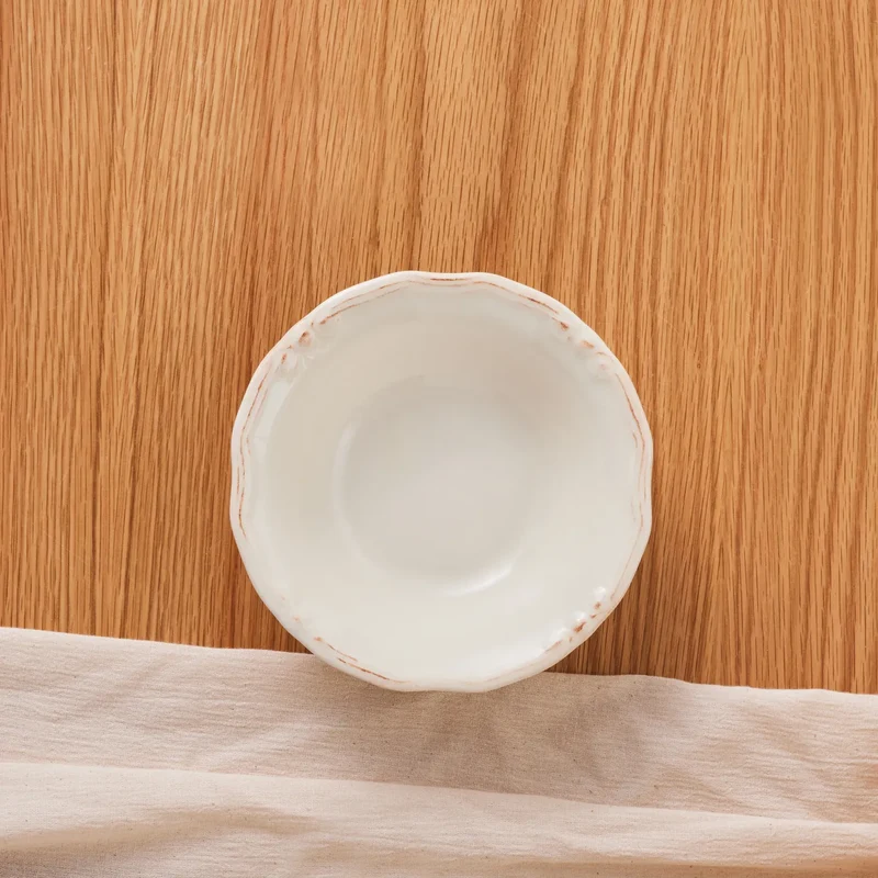 Karaca Elizabeth Ecru Snac Schale, 12 cm