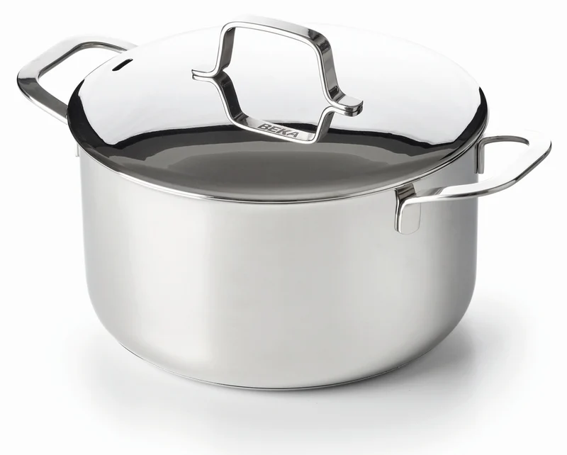Beka Kochtopf Maestro RVS mit Deckel ø 24 cm / 5,1 Liter - geeignet für alle Wärmequellen