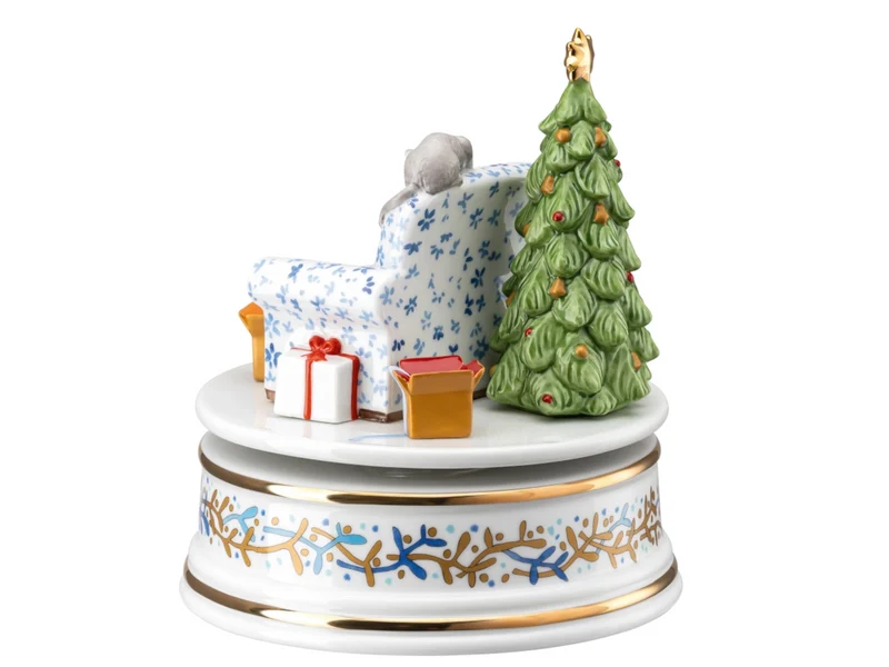 Hutschenreuther Sammelserie 2022 Spieluhr gross Weihnachtsabend