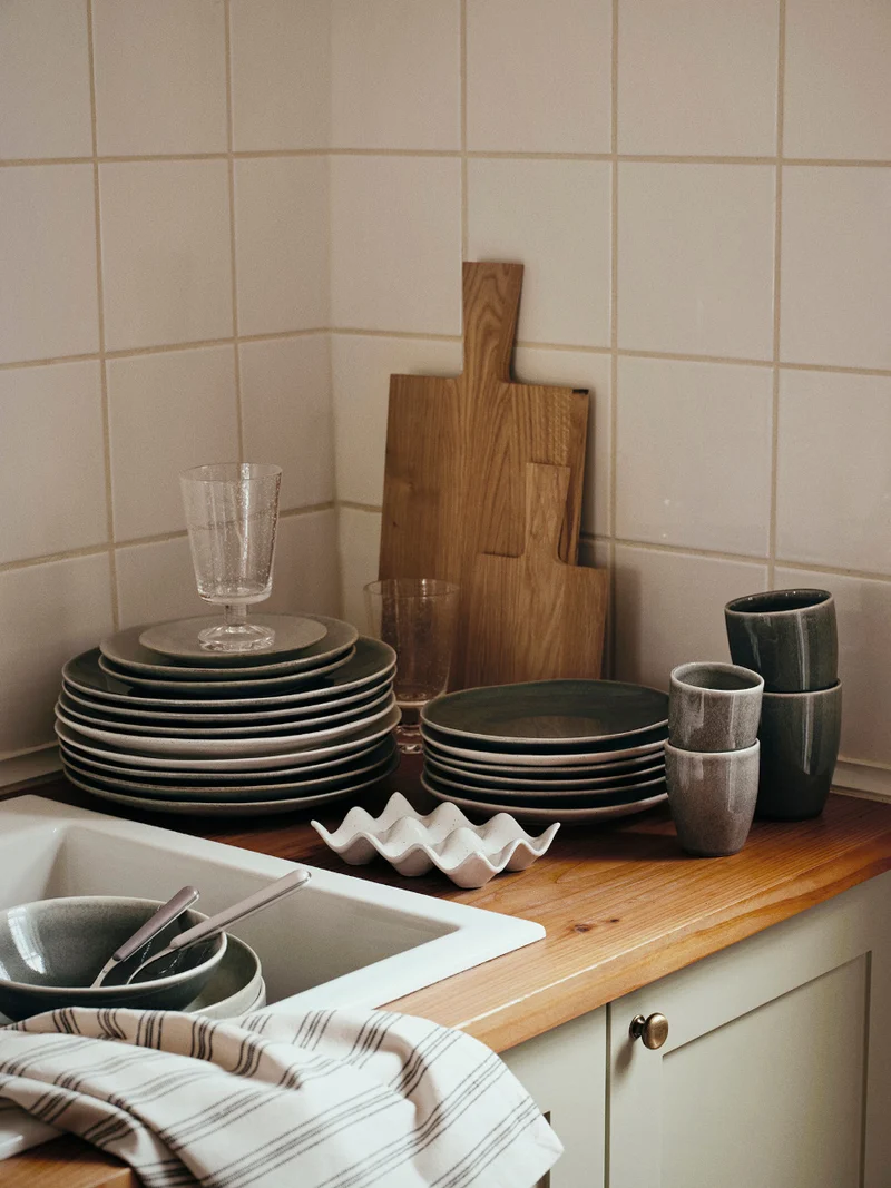 Broste Copenhagen NORDIC RAIN Brotteller 15cm