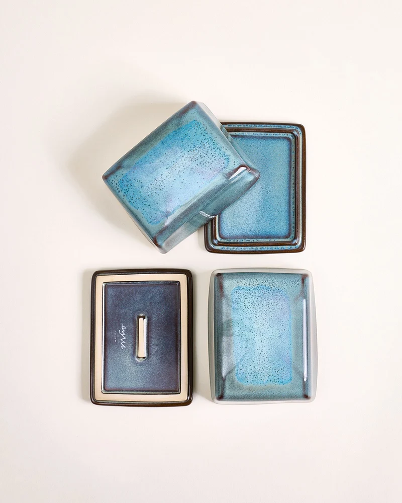 Madeira Butterdose grünblau