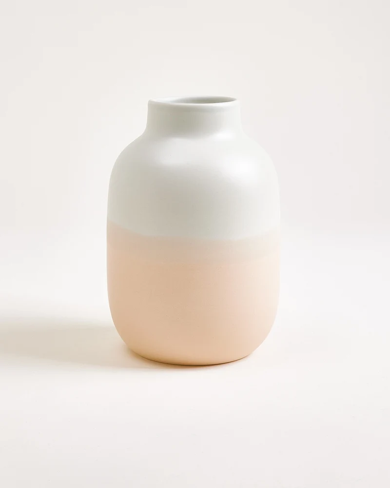 Nuno Vase M hellblau sand