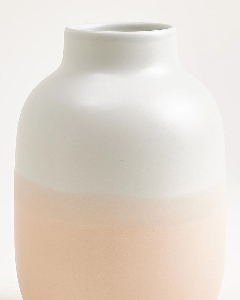 Nuno Vase M hellblau sand