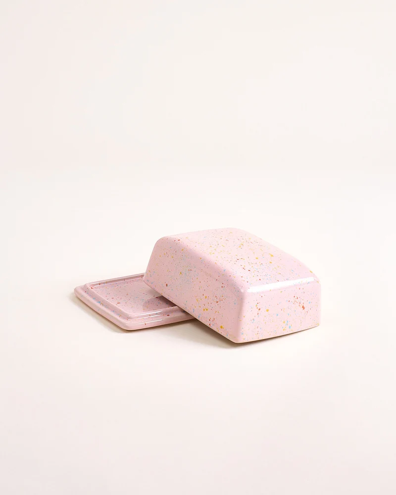 Alojamento Butterdose gesprenkelt rosa