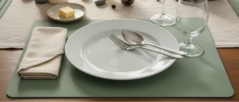 Cosy & Trendy Tischsets Lederlook Basil 43 x 30 cm - 6 Stück
