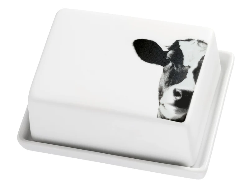 räder Butterdose Kuh weiß 14,5cm