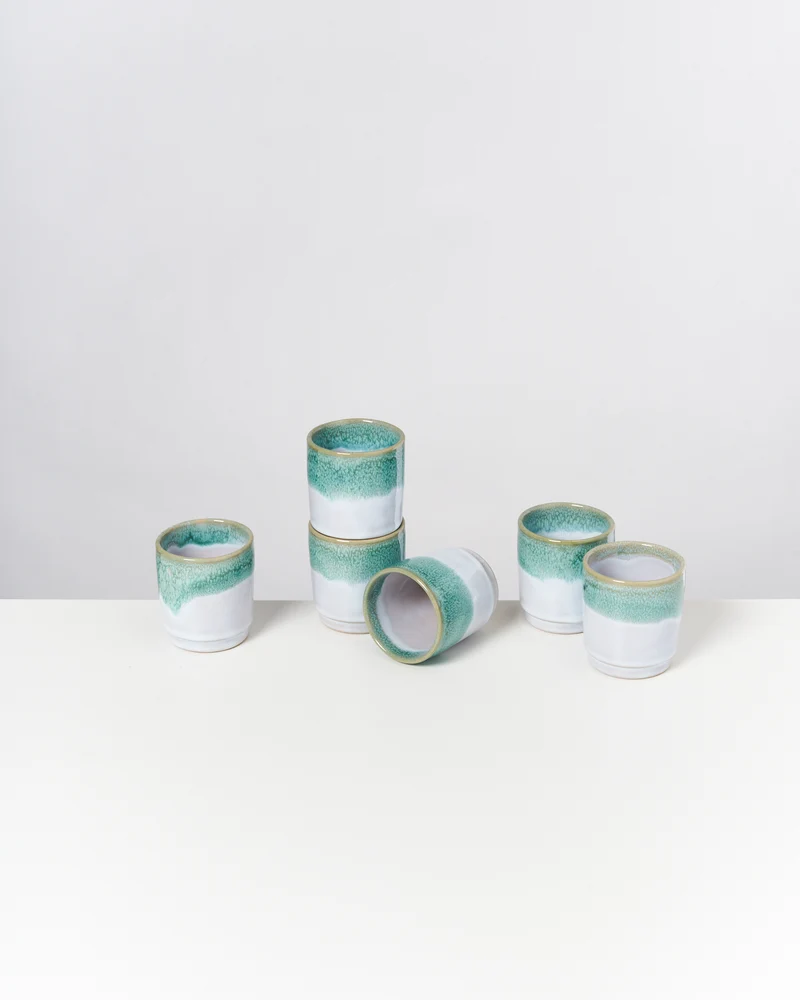 Cordoama Becher klein mint 6er-Set