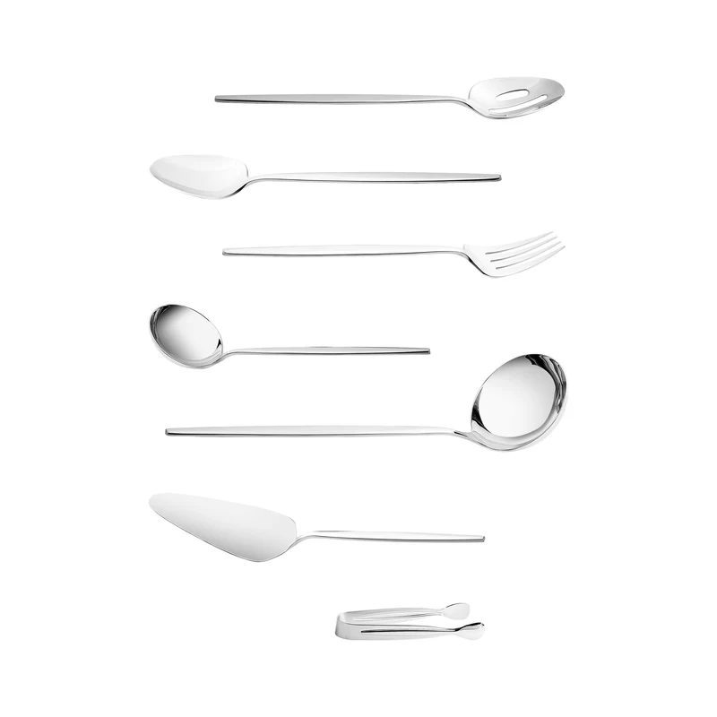 Karaca Moongate 7-teiliges Servierset, Silber
