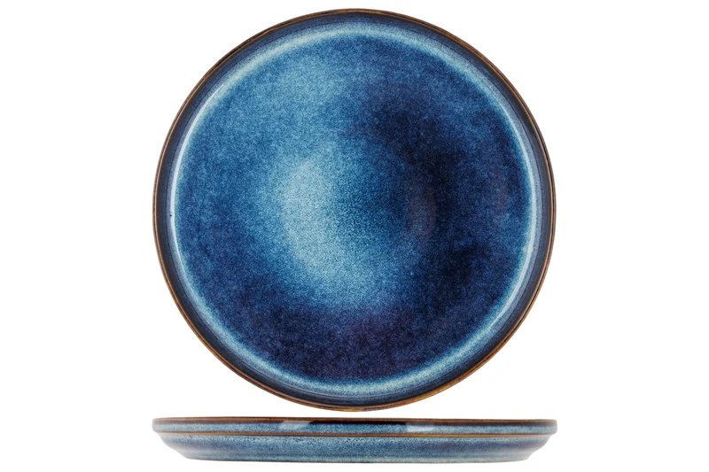 Cosy & Trendy Speiseteller Jade Indigo ø 27 cm - 4 Stück