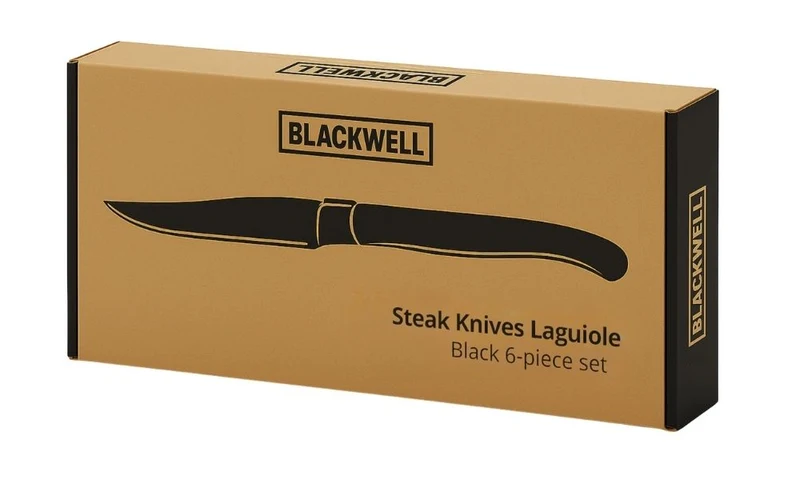 Blackwell Steakmesser Laguiole - Pakkaholz - 6 Stück