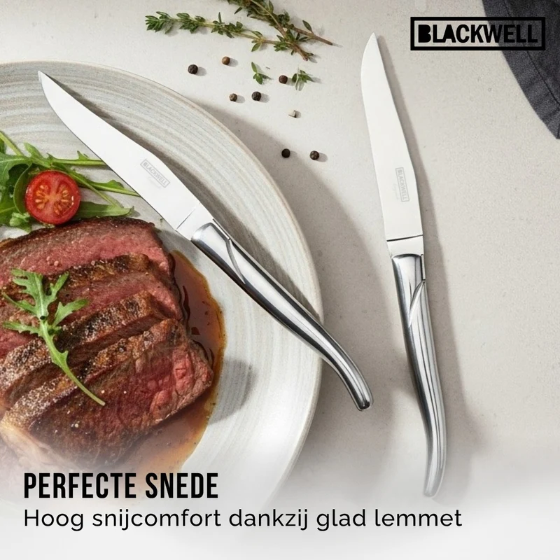 Blackwell Steakmesser Laguiole RVS - 6 Stück