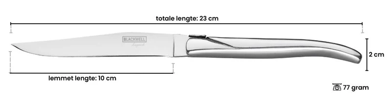 Blackwell Steakmesser Laguiole RVS - 6 Stück