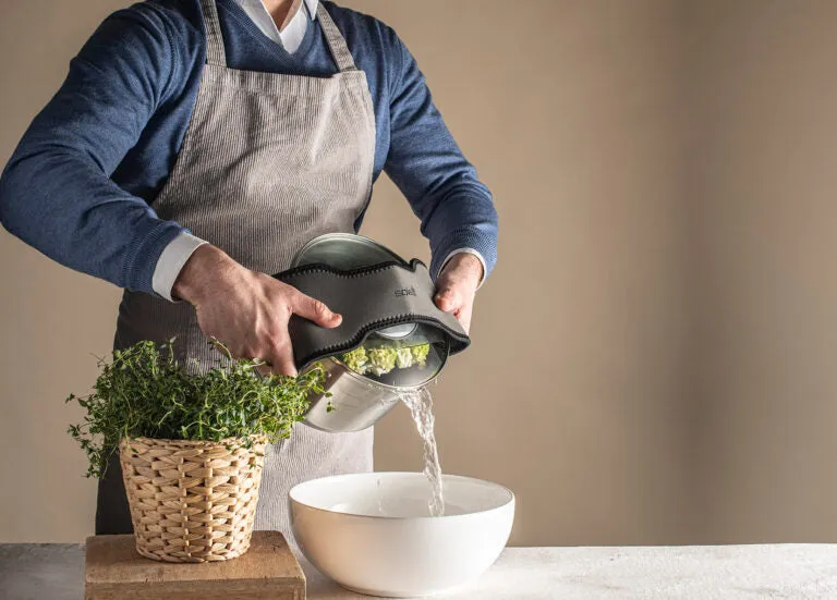 Sola Topfset Pearl 4-teilig – Edelstahl – downdraft-geeignet + Sola Schmorpfanne Fair Ø 28 cm – geeignet für alle Herdarten