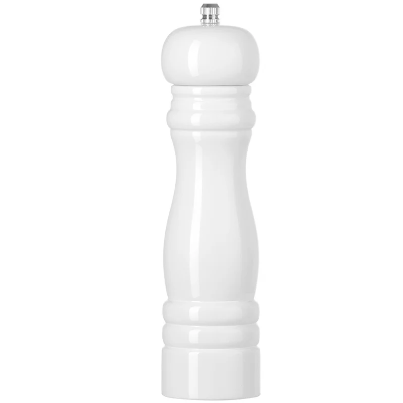Cookinglife Salzmühle Rocca Weiß Glänzend - Keramik Mahlwerk - 21,5 cm