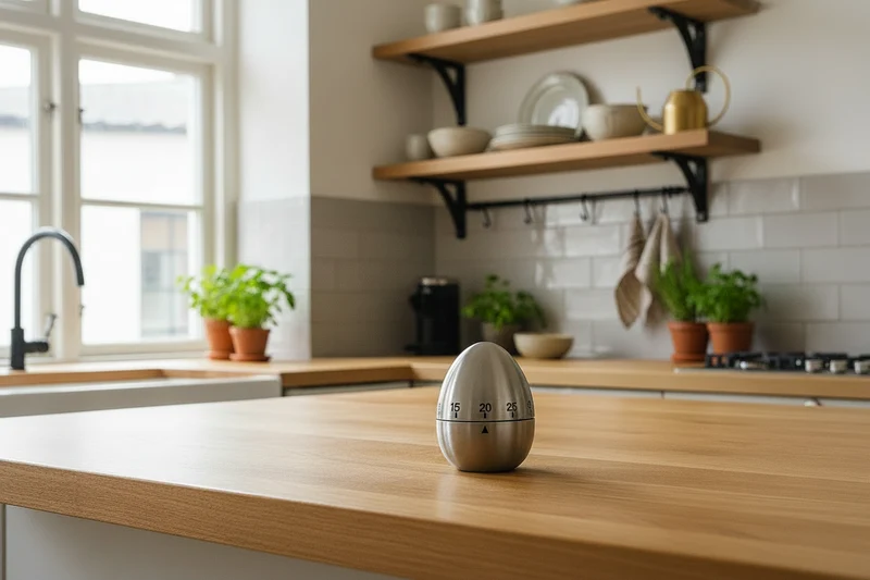 Cookinglife Küchenwecker Ei RVS