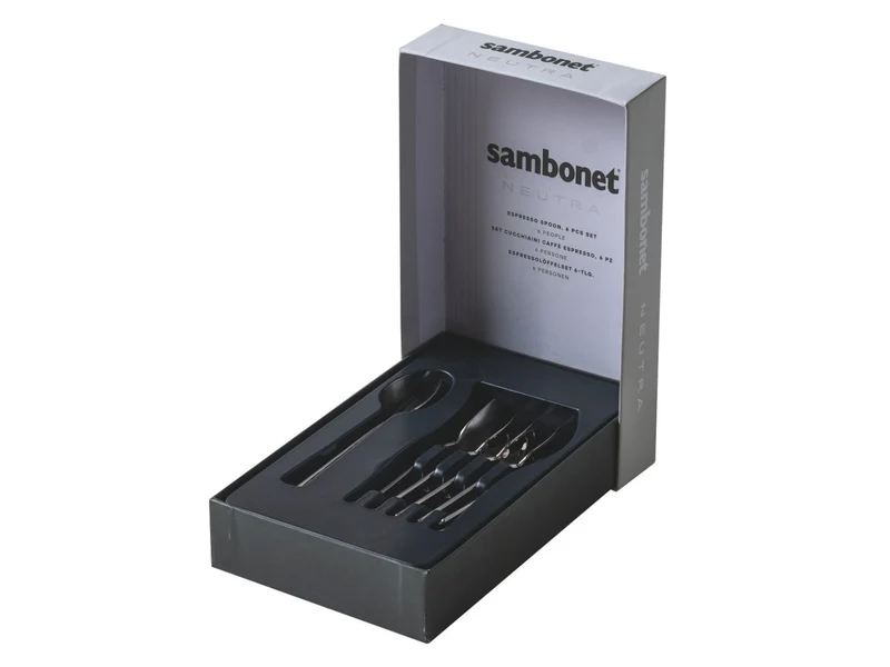 Sambonet Neutra Mokkalöffel Set6 Edelstahl 18/10