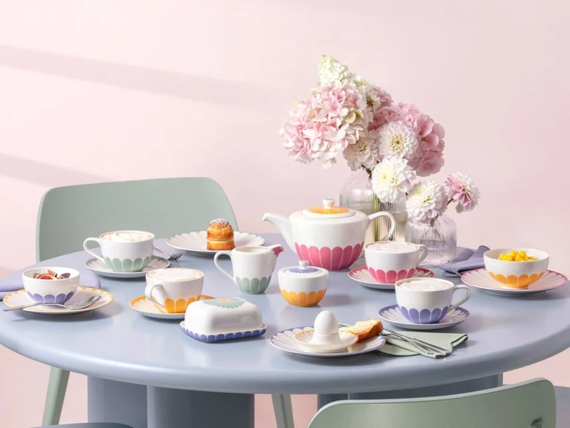 Villeroy & Boch Fleur cassis Cappuccino-Untertasse 17,5cm Set6