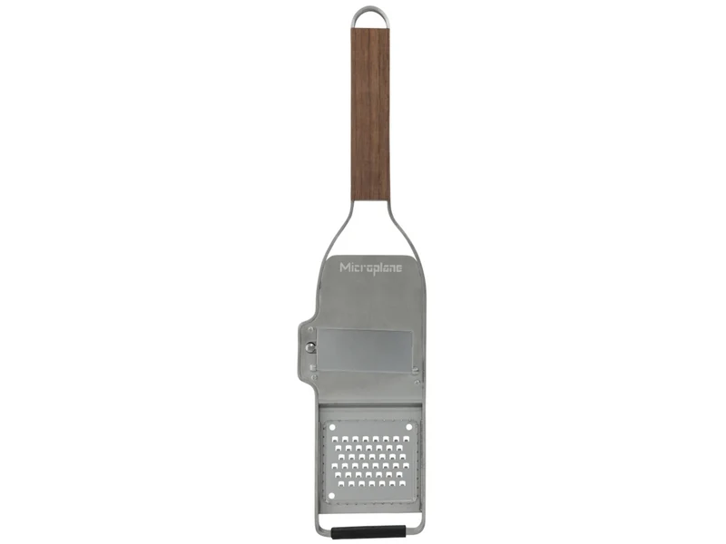 Microplane Master Serie Trüffel-Profi 2in1 Edelstahl/Walnuss