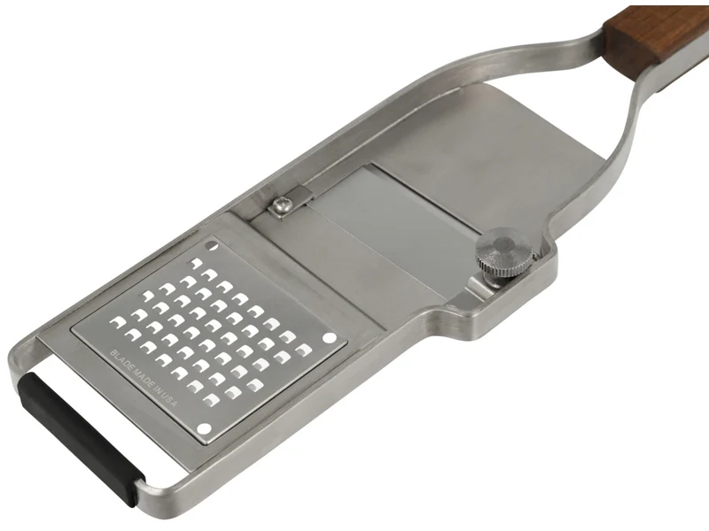Microplane Master Serie Trüffel-Profi 2in1 Edelstahl/Walnuss