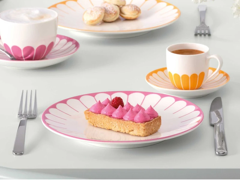 Villeroy & Boch Fleur cassis Frühstück/Dessertteller 21cm Set6