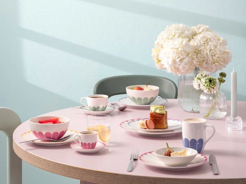 Villeroy & Boch Fleur cassis Frühstück/Dessertteller 21cm Set6