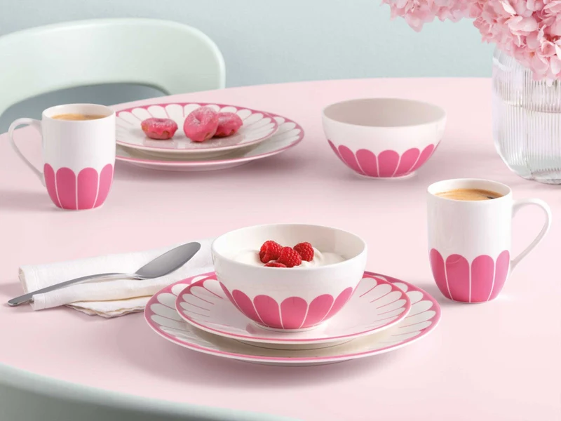 Villeroy & Boch Fleur cassis Frühstück/Dessertteller 21cm Set6