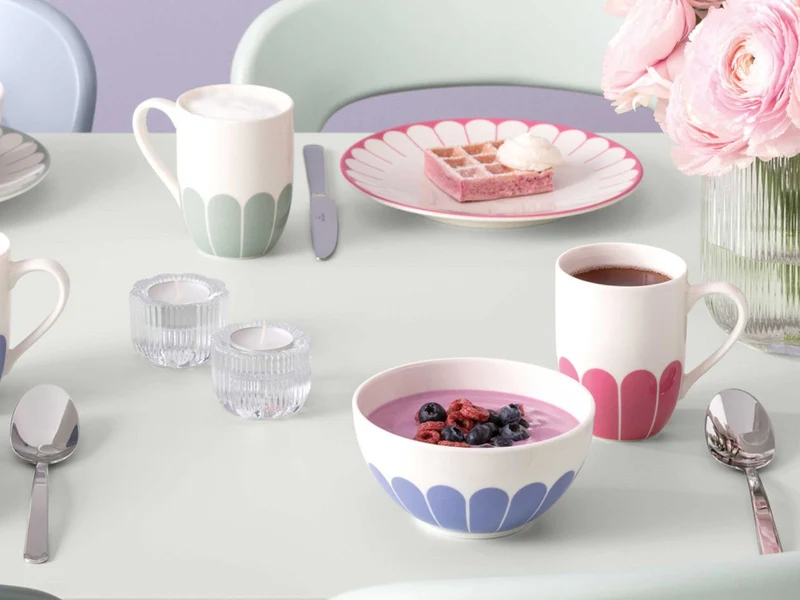 Villeroy & Boch Fleur cassis Henkelbecher 0,29l Set6