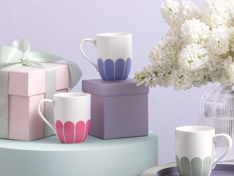 Villeroy & Boch Fleur cassis Henkelbecher 0,29l Set6