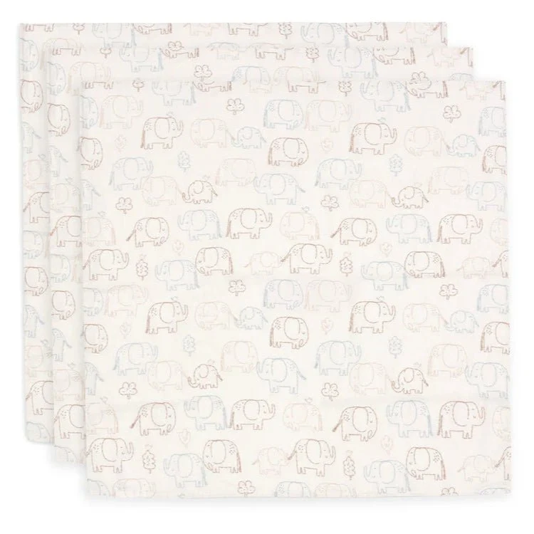 Mulltücher "Elephant Tales" 3er Pack