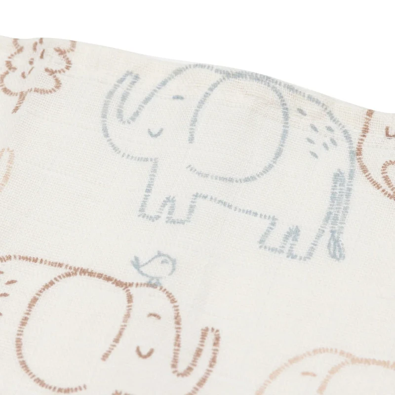 Mulltücher "Elephant Tales" 3er Pack