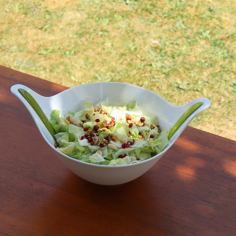 Salatschale mit Besteck LEAF 2.0