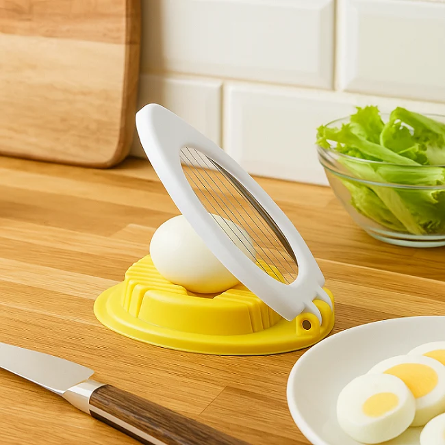 Cookinglife Eierschneider Kunststoff Gelb