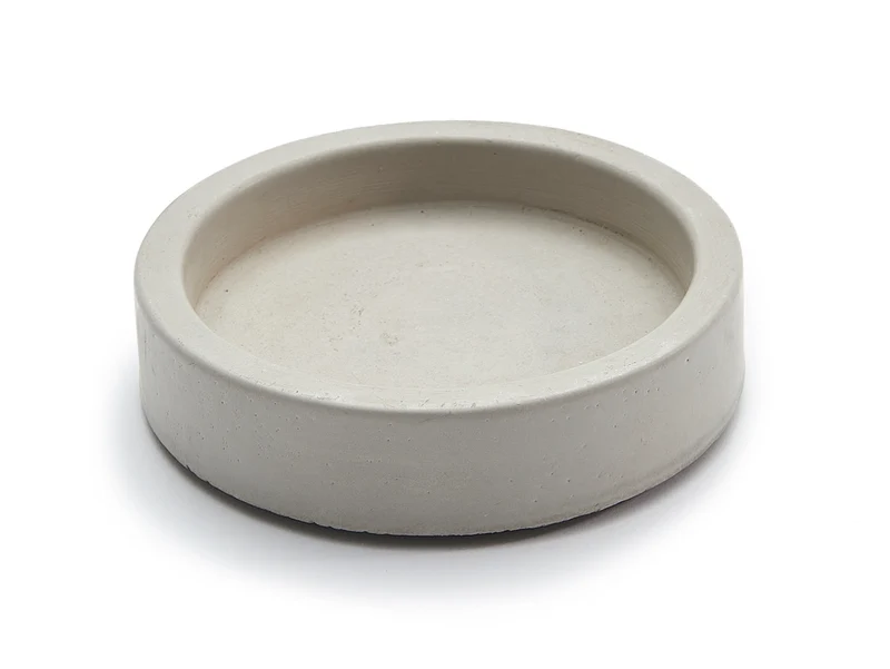 Schale Ebi Zement hellgrau Ø9 x H2 cm