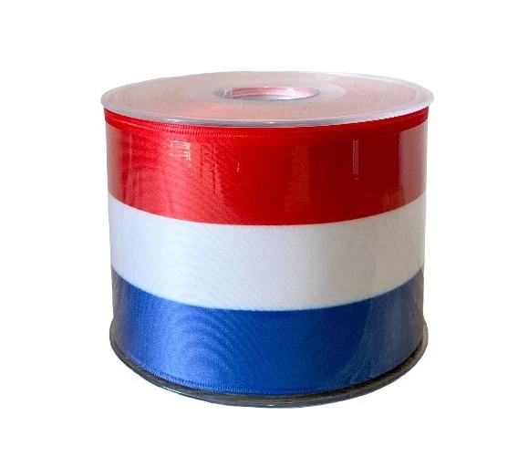 DC Exclusive Band rot-weiß-blau 70mm. Niederländische Flagge