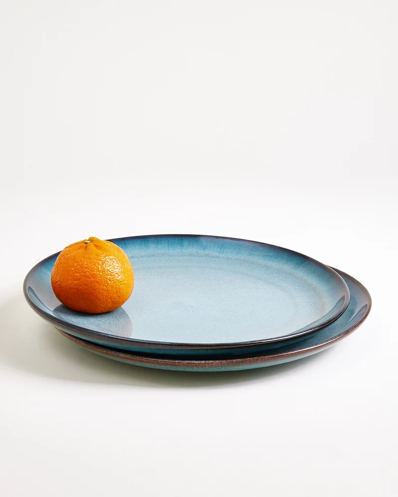 Madeira Teller groß classic grünblau
